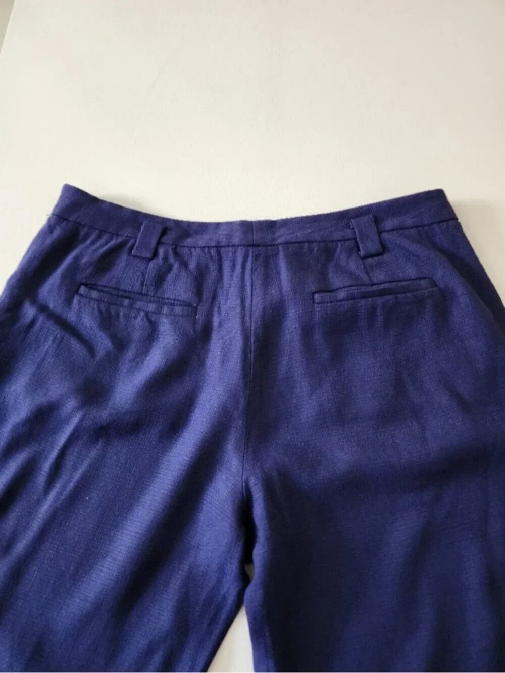 Diane Von Furstenberg Stretch Woven Mid Rise Ankle Pants